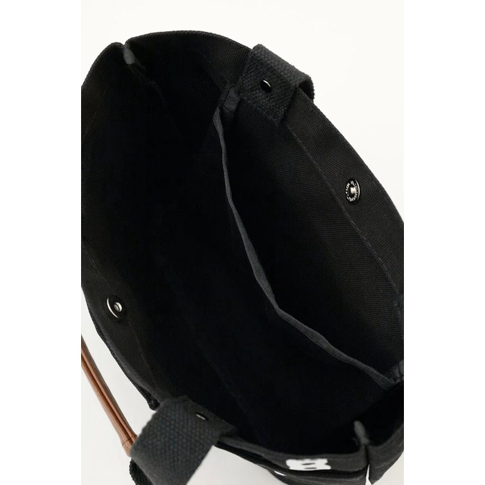 Túi Xách Tay Bằng Vải Canvas Thiết Kế Giản Dị Dễ Phối Đồ Thời Trang