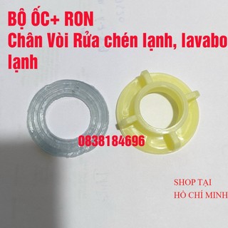ốc vặn vòi rửa chén , lavabo lạnh kèm ron cao su trắng