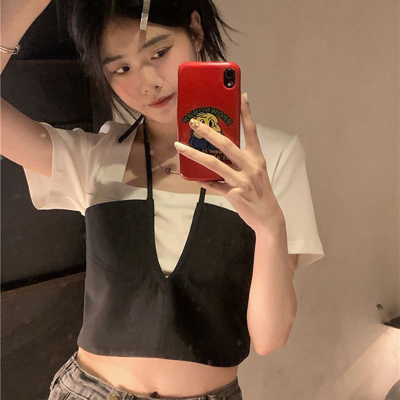 Áo Thun COZOK Ngắn Tay Thời Trang Hàn Quốc Cho Nữ