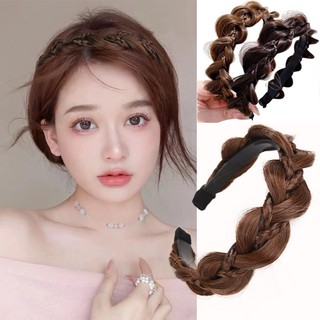Cài tóc giả thắt bím phong cách cổ điển thanh lịch dành cho nữ