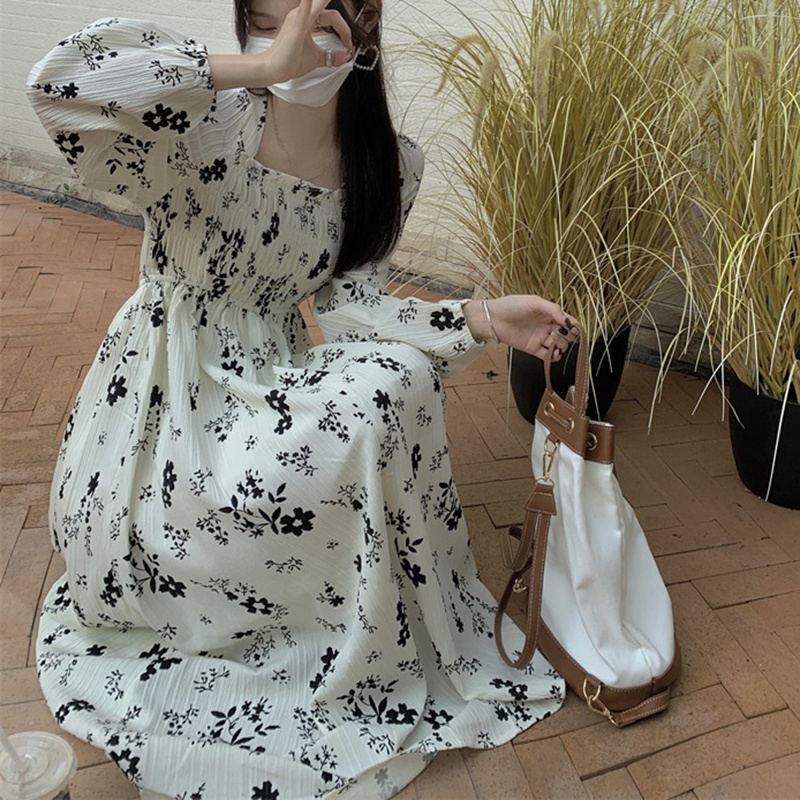 IELGY  Đầm Dáng Dài Thời Trang Ngọt Ngào Cao Cấp Cho Nữ