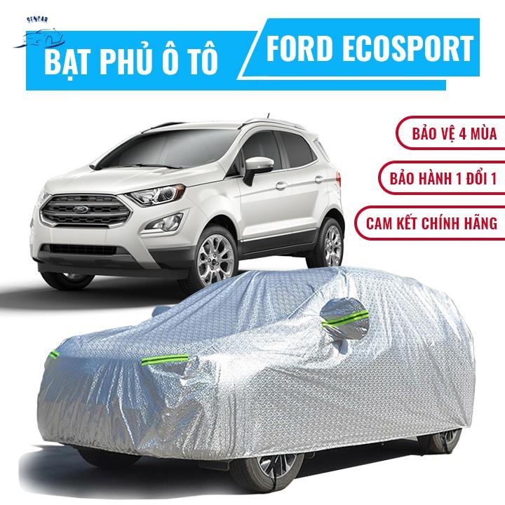 Bạt phủ xe ô tô 5 chỗ Ford Ecosport, Bạt trùm xe Ecosport cao cấp chất liệu vải PEVA chống nắng mưa không thấm nước +