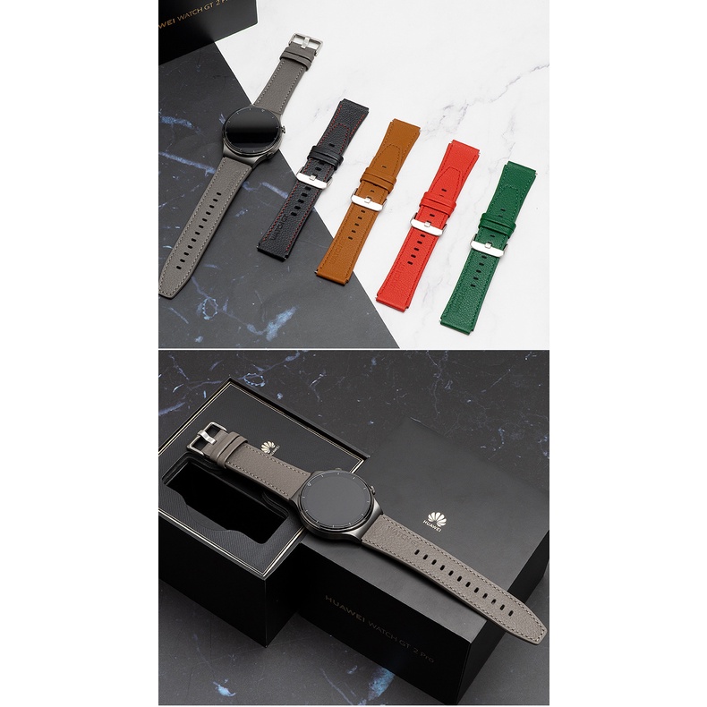 DÂY DA 22MM DÀNH CHO HUAWEI WATCH GT SANG XỊN MỊN NHƯ DÂY THEO MÁY