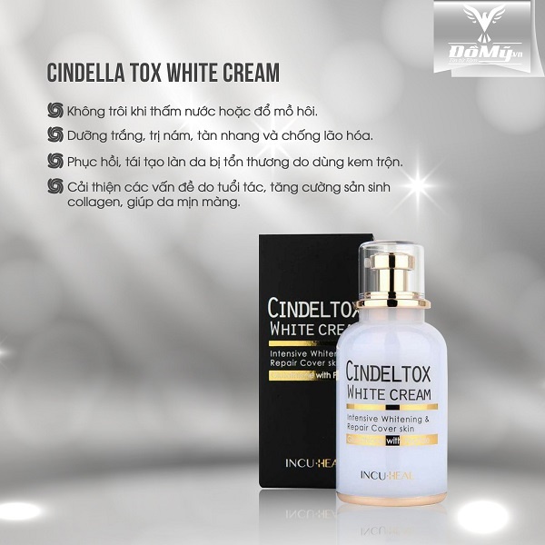 Kem Truyền trắng da Cindeltox White Cream Hàn Quốc