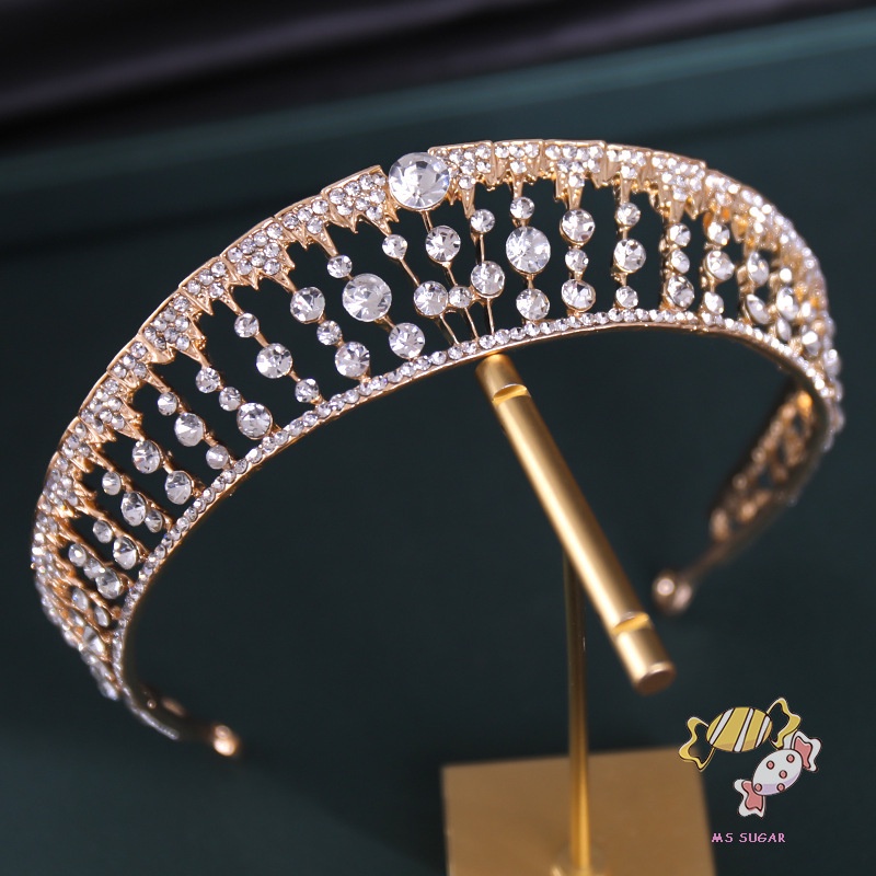 YADORNOS Vương Miện Đính Pha Lê Sang Trọng Dành Cho Nữ