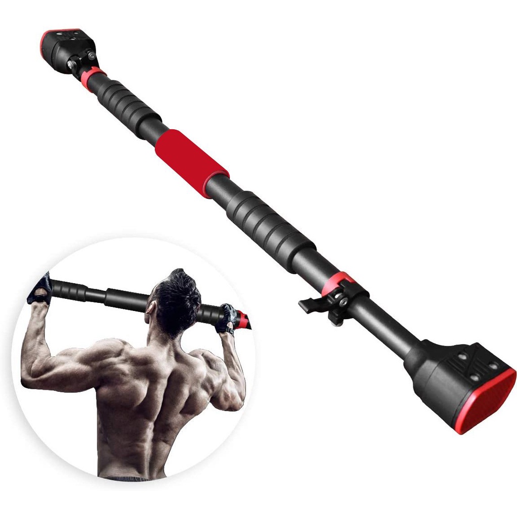 Thanh Tập Xà Đơn Treo Tường Chịu Tải Đến 180Kg, Có Chốt Chống Xoay Tùy Chỉnh Từ 72 - 140cm