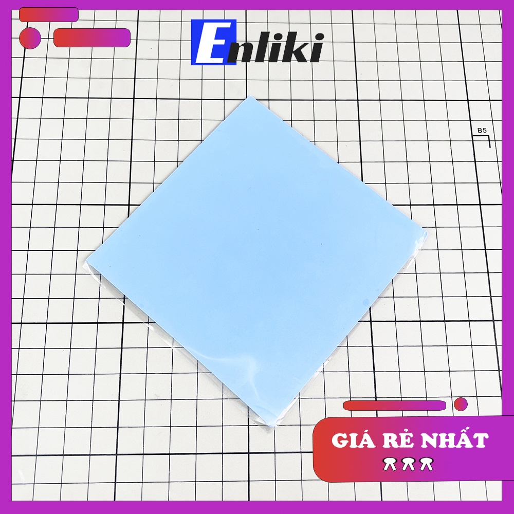 Miếng Tản Nhiệt Thermal Pad 10x10cm Loại Tốt Dày 0.3mm, 0.5mm, 1mm, 1.5mm, 2mm, 3mm