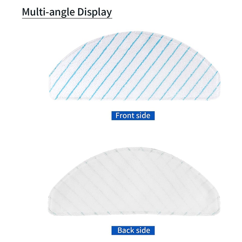 Bộ 240 Khăn Lau Vi Sợi Có Thể Giặt Sạch Dành Cho Máy Hút Bụi ECOVACS DEEBOT OZMO T8 T9 AIVI