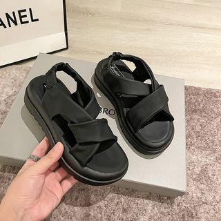Sandal Nữ Gót Nhún Đế Cao Xịn Sò