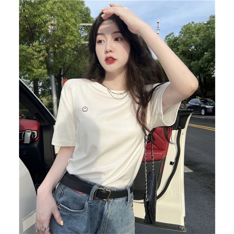 Áo thun NRVP ngắn tay dáng ôm thời trang cho nữ