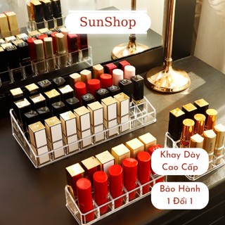LOẠI DÀY XỊN Khay Đựng Son 36 Ô Mica Dày Xin Cao Cấp Loại 1