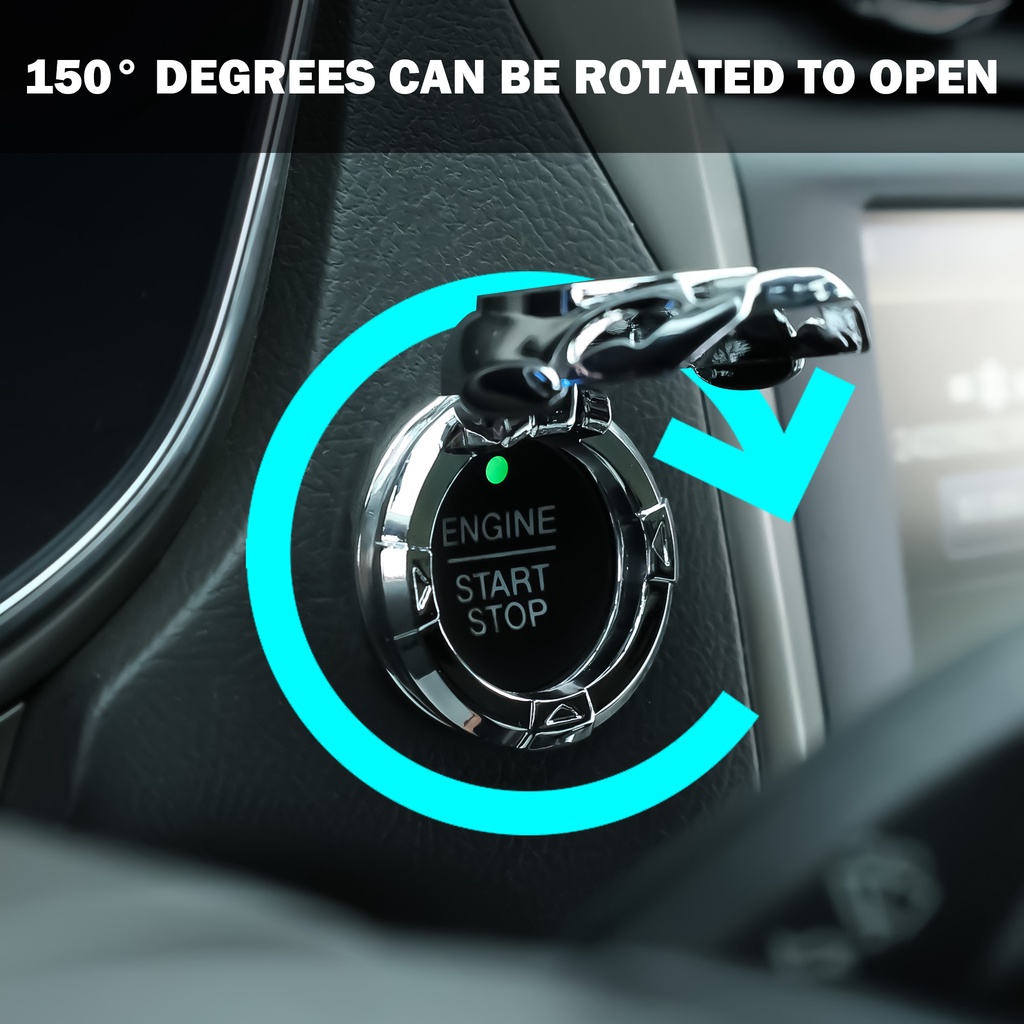 Vỏ Bọc Nút Khởi Động Xe Hơi 2 Màu Trang Trí Nội Thất