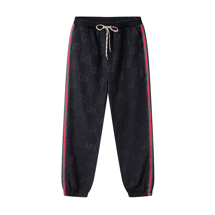 Gucci Thắt Lưng cotton Co Giãn Thời Trang Mới Với Hai G jacquard Quần Lọt Khe Bên Hông Trang Trí Tương Phản Cho Cả Nam Và Nữ