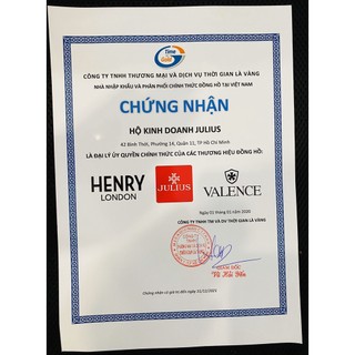 [Julius Mall Store] Đồng hồ nữ Julius Hàn Quốc dây da JA-585 (Nâu)