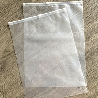 1kg Túi zip khóa kéo trong suốt PE, mờ HD dày đựng quần áo, đựng giày - In Ấn Bao Bì Văn Trung