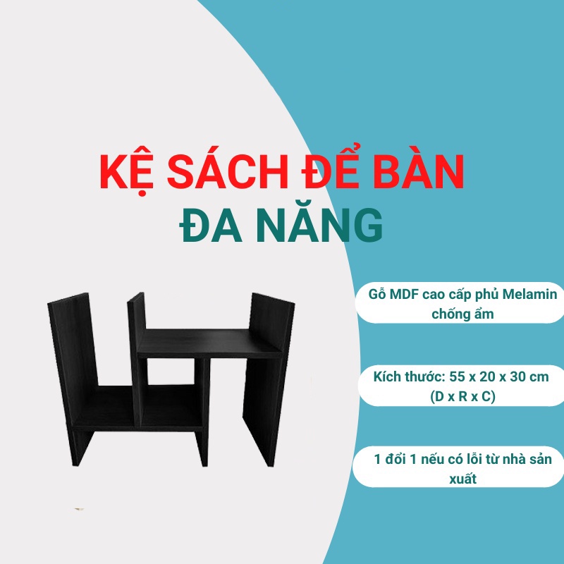 KỆ SÁCH ĐỂ BÀN - ĐỘ DÀY 17MM - nhiều mẫu lựa chọn