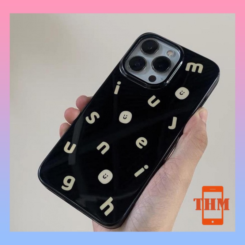 Ốp lưng phone Khuôn mặt tươi cười Mềm Chống Sốc Cho Iphone 6 / 6S / 6splus / se / 7 / 7plus / 8 / 8plus / X / xs / xsmax / 11 / 12 / 13 / 14 / Plus / pro / pro max-504