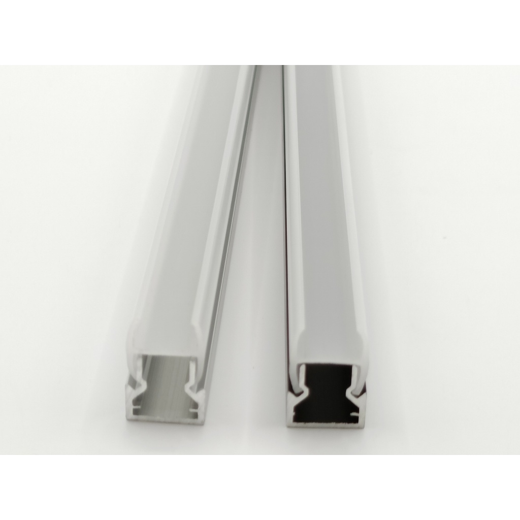 Thanh nhôm LED kẹp đợt kính 1212M (gửi hàng thanh 1m)