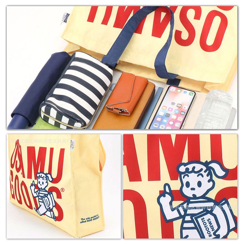 Túi đeo vai tote YADOU sức chứa lớn họa tiết anime Nhật Bản xinh xắn dễ thương dành cho nữ