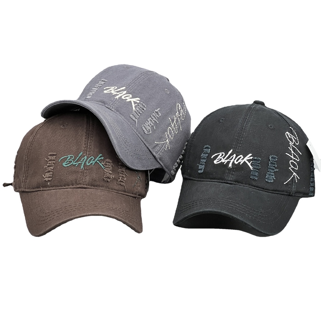 LINJW Mũ Lưỡi Trai Cotton Mềm Mại Thêu Chữ Phong Cách Hiphop