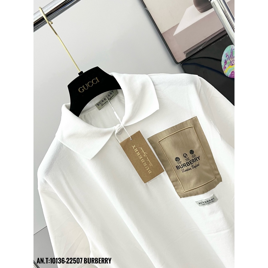Áo thun POLO Nam Burberry 2023 - Chất Liệu Cotton 100%