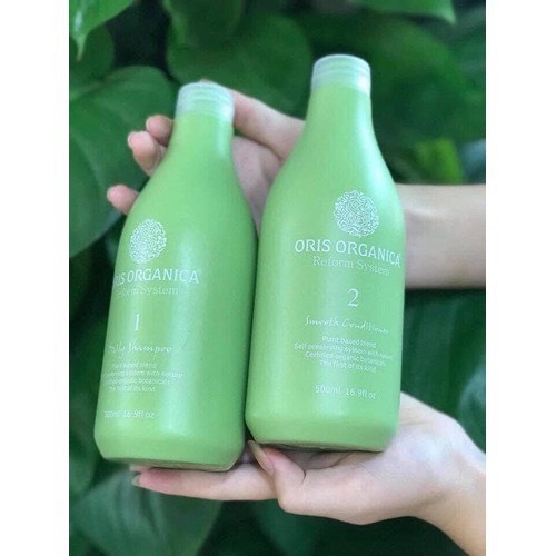 Bộ Dầu Gội Xả Oris Arganica Tinh Chất Lúa Mạch Phục Hồi 500ml - Chính Hãng