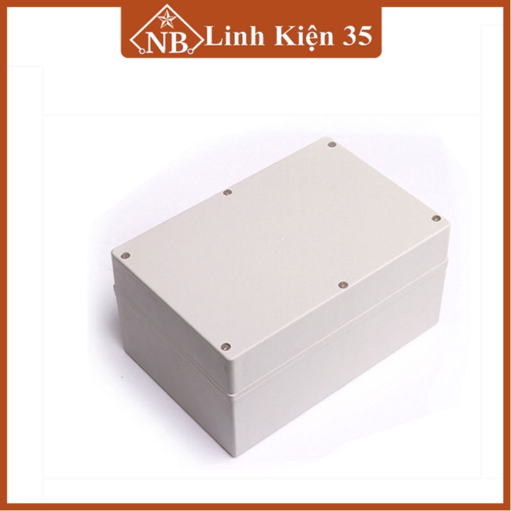 Hộp nhựa 263x185x95mm - chống nước không tai, đựng mạch điện, bảng điện
