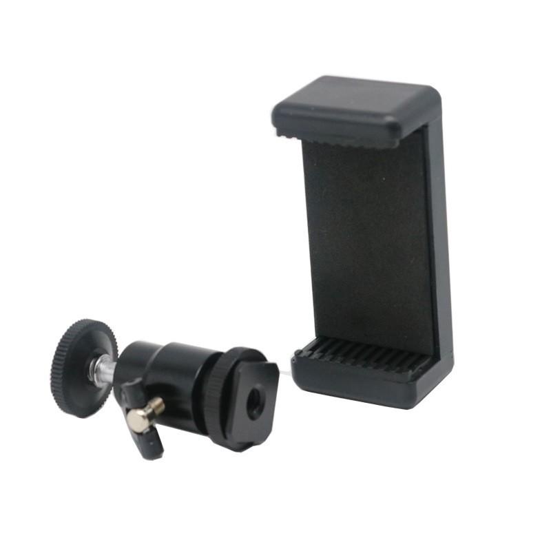 Bi cầu kết nối Q30 xoay 360 kẹp điện thoại 2 chiều gắn máy ảnh đầu ren 1/4 gài