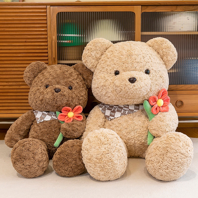 Gấu teddy nhồi bông dễ thương dùng làm quà tặng cho bạn gái - ảnh sản phẩm 1