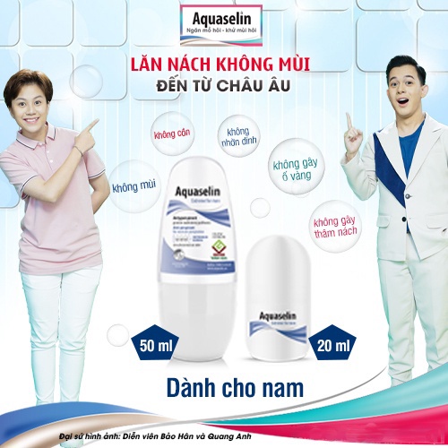 Lăn Nách AQUASELIN Extreme For Men Cho Nam Khử Mùi Giảm Mồ Hôi Hiệu Quả Lên Đến 72h