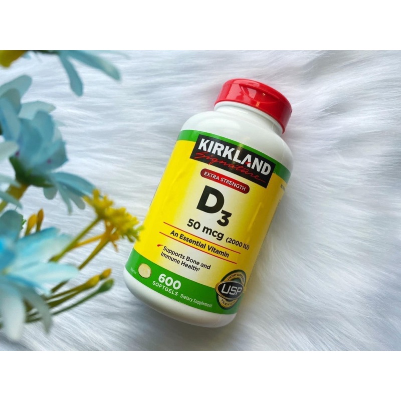 Viên uống bổ sung Vitamin D3 KIRKLAND