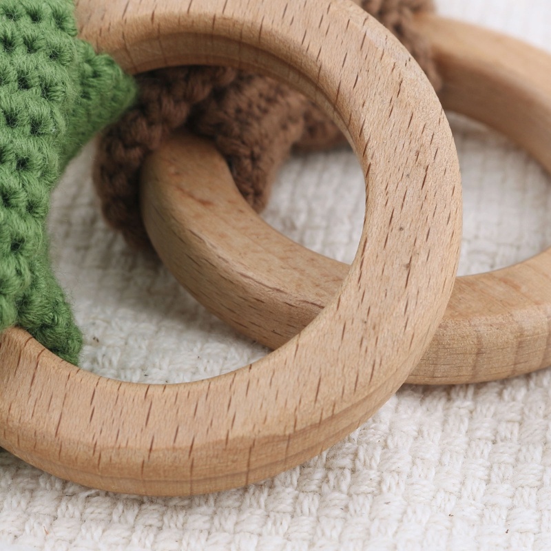 Lục Lạc Đồ Chơi Bằng Len Cho Bé Mọc Răng