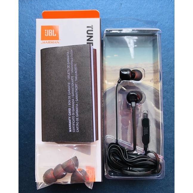 Tai nghe nhét tai EP JBL Tune 110  - Hàng Chính Hãng