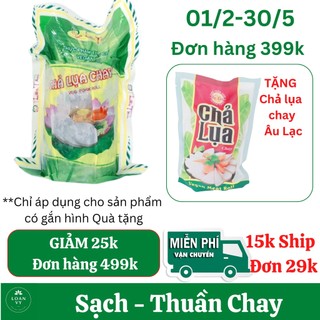 500g Chả lụa chay Liên Tâm, Dai ngon, Thuần Chay - Thực Phẩm Chay Loan Vy + TẶNG Chả lụa chay Âu Lạc đơn 399K