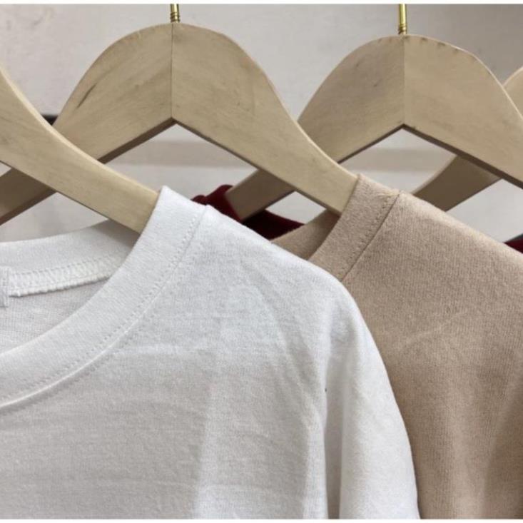 [ Rẻ Vô Địch ] Áo Phông Trơn Cotton Khô 3158 QC Tay Lỡ Nam Nữ Unisex