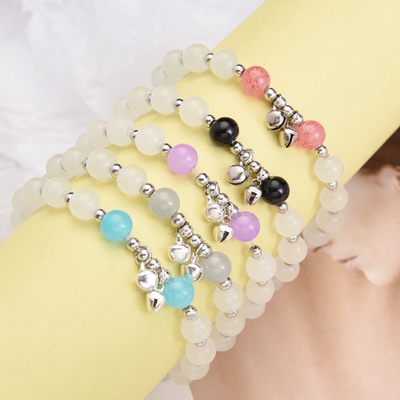 Vòng Tay Chuỗi Hạt Đá Mắt Mèo Dễ Thương Ngọt Ngào Cho Nữ