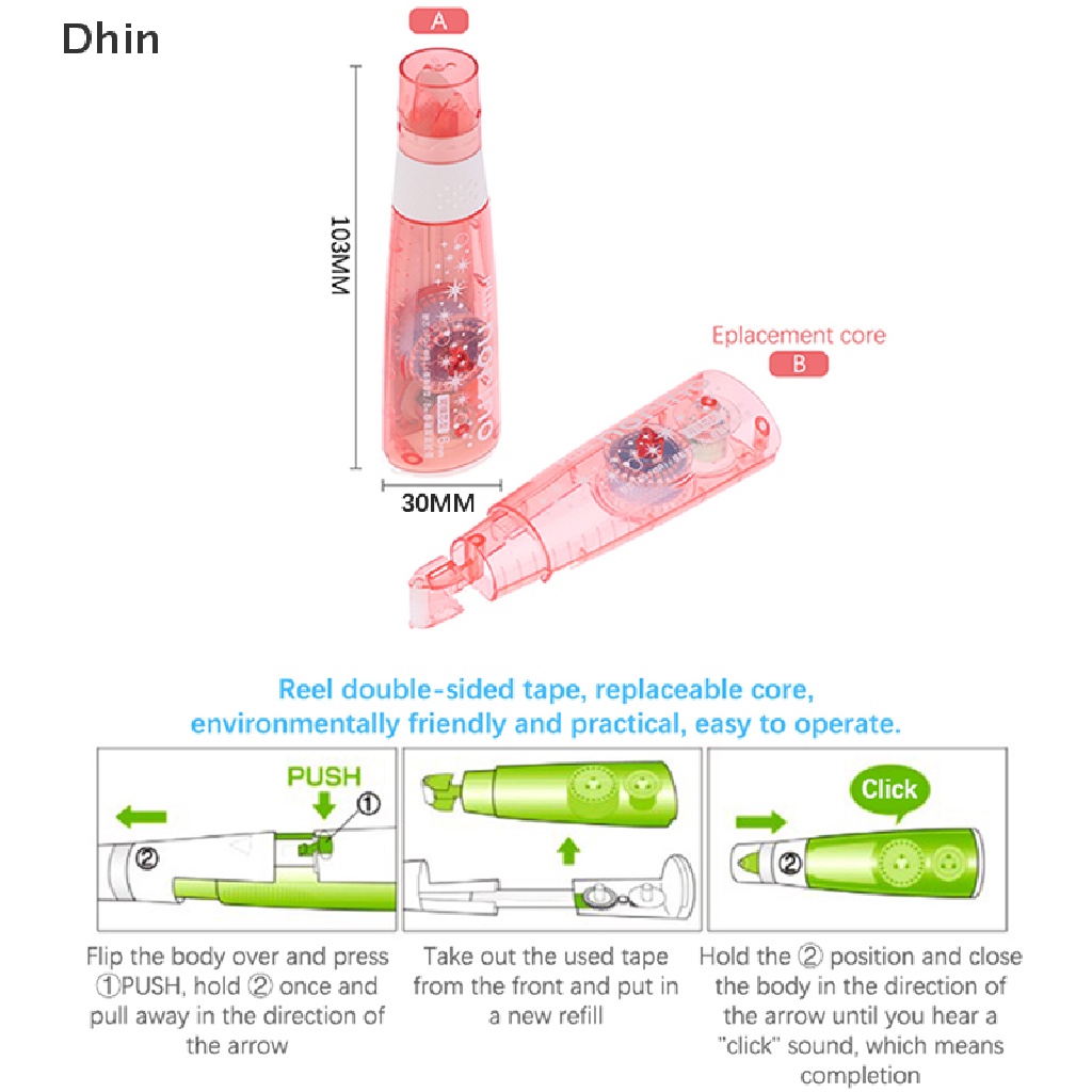Cuộn Băng Keo Hai Mặt Thay Thế Chuyên Dụng Cho Sửa Chữa Văn Phòng