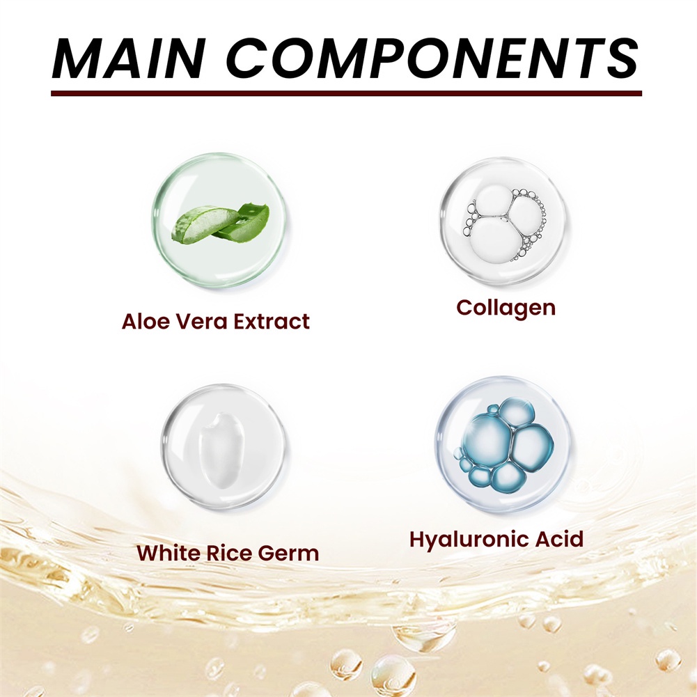 Kem dưỡng trắng da mặt JULYSTAR 30g tinh chất axit hyaluronic gạo trắng làm dịu da