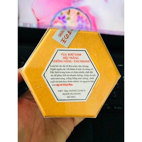 Kem vua nám Nhật Bản. Kem nám Nhật Bản,