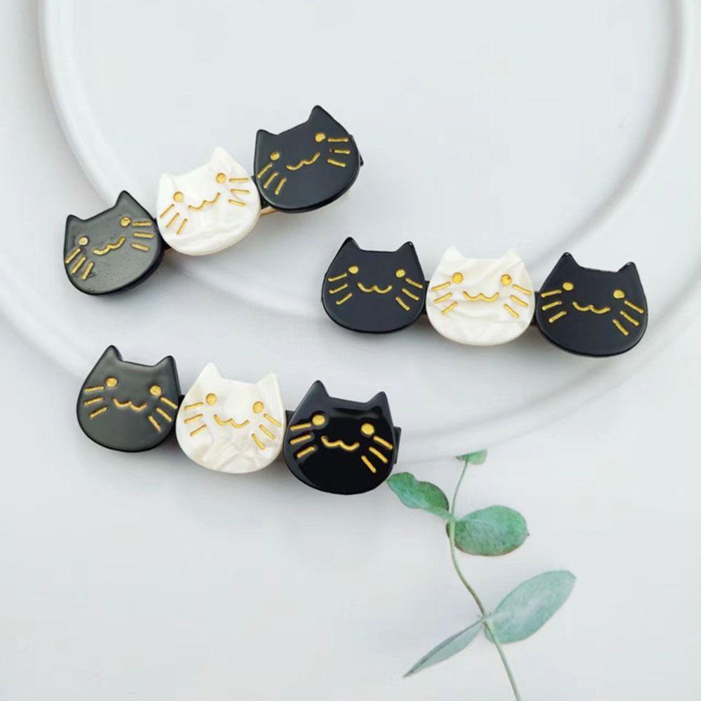 Kẹp Tóc Hình Chú Mèo Dễ Thương Cho Nữ