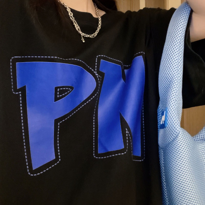 Áo Thun Nữ Ngắn Tay Cổ Tròn Thời Trang Hàn