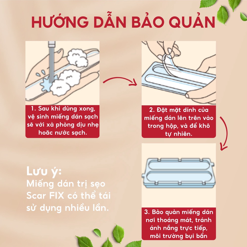 Miếng Dán Ngăn Ngừa Và Ép Sẹo Lồi Sẹo Phì Đại Silicon Scar FIX