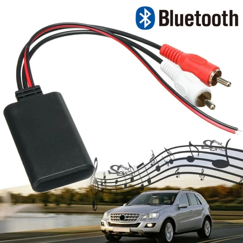 Mô Đun Nhận Tín Hiệu Âm Thanh Bluetooth Không Dây 2RCA Cho Xe Hơi 2RCA