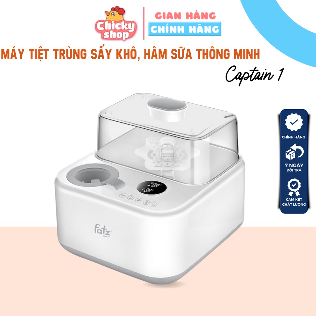 Máy hâm sữa tiệt trùng sấy khô Captain 1 Fatz Baby FB4320SJ