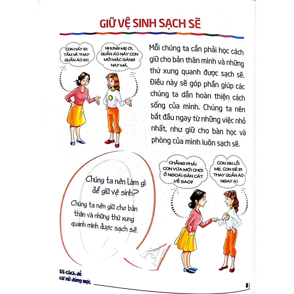 Sách: 55 Cách Để Cư Xử Đúng Mực