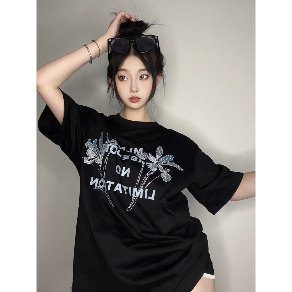 NRVP Áo Thun 100% Cotton Tay NgắN Plus Size 5XL