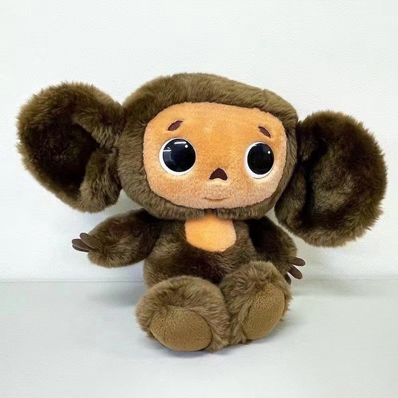 Khỉ Nhồi Bông Cheburashka Mắt To Dễ Thương