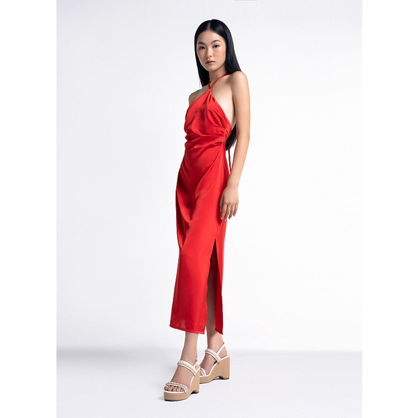 Vascara GIÀY ĐẾ XUỒNG QUAI NGANG PHỐI MẮT XÍCH - MÀU KEM