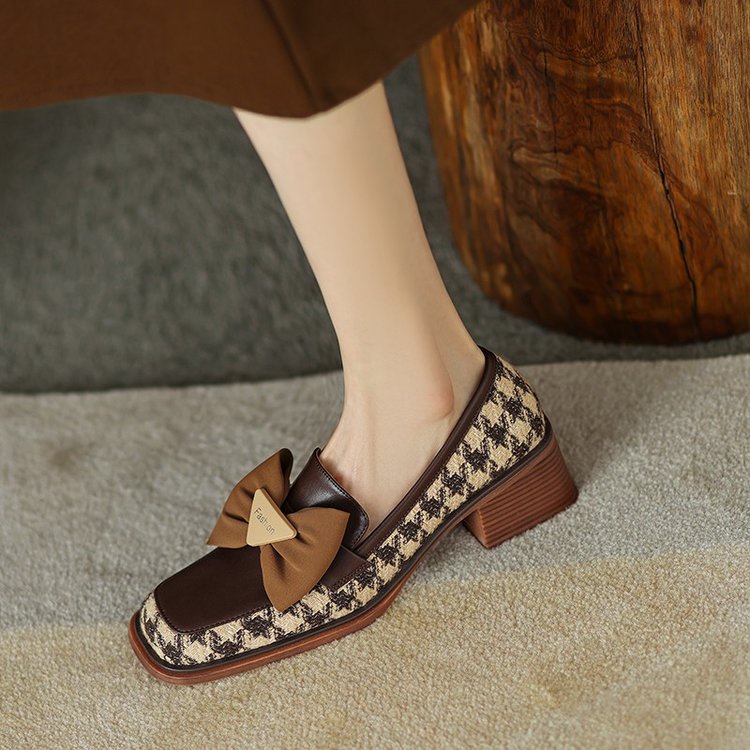 Giày Cao Gót Mũi Vuông Thời Trang Dành Cho Nữ