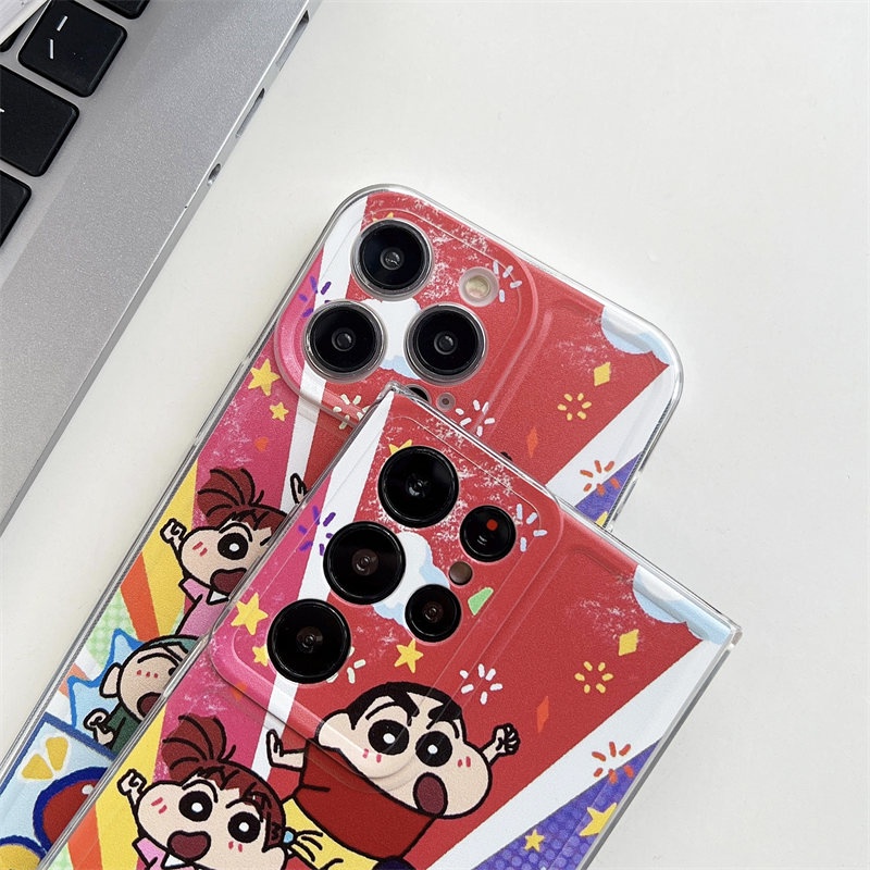 Ốp Điện Thoại Dẻo Trong Suốt Họa Tiết Hoạt Hình Cậu Bé Bút Chì Cho iPhone 14 Plus 14 Pro Max 13 12 11 Pro X Xs Max XR